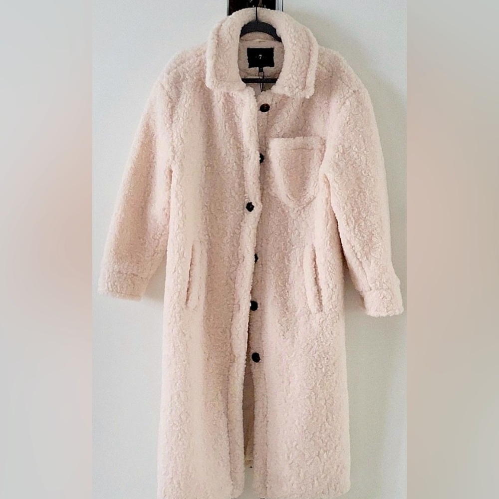 7 for all mankind Sherpa coat